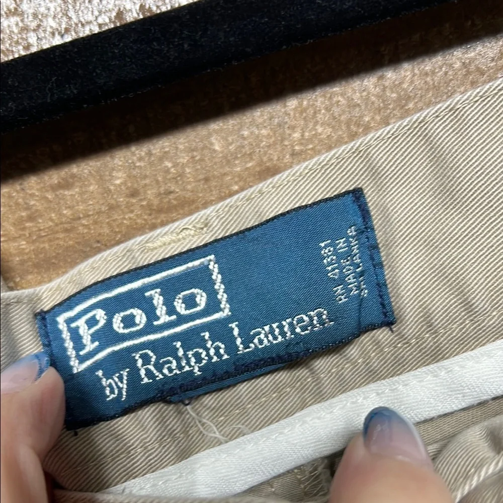 Polo by Ralph‎ Lauren Khaki Flat Front Shorts Men's Size 40